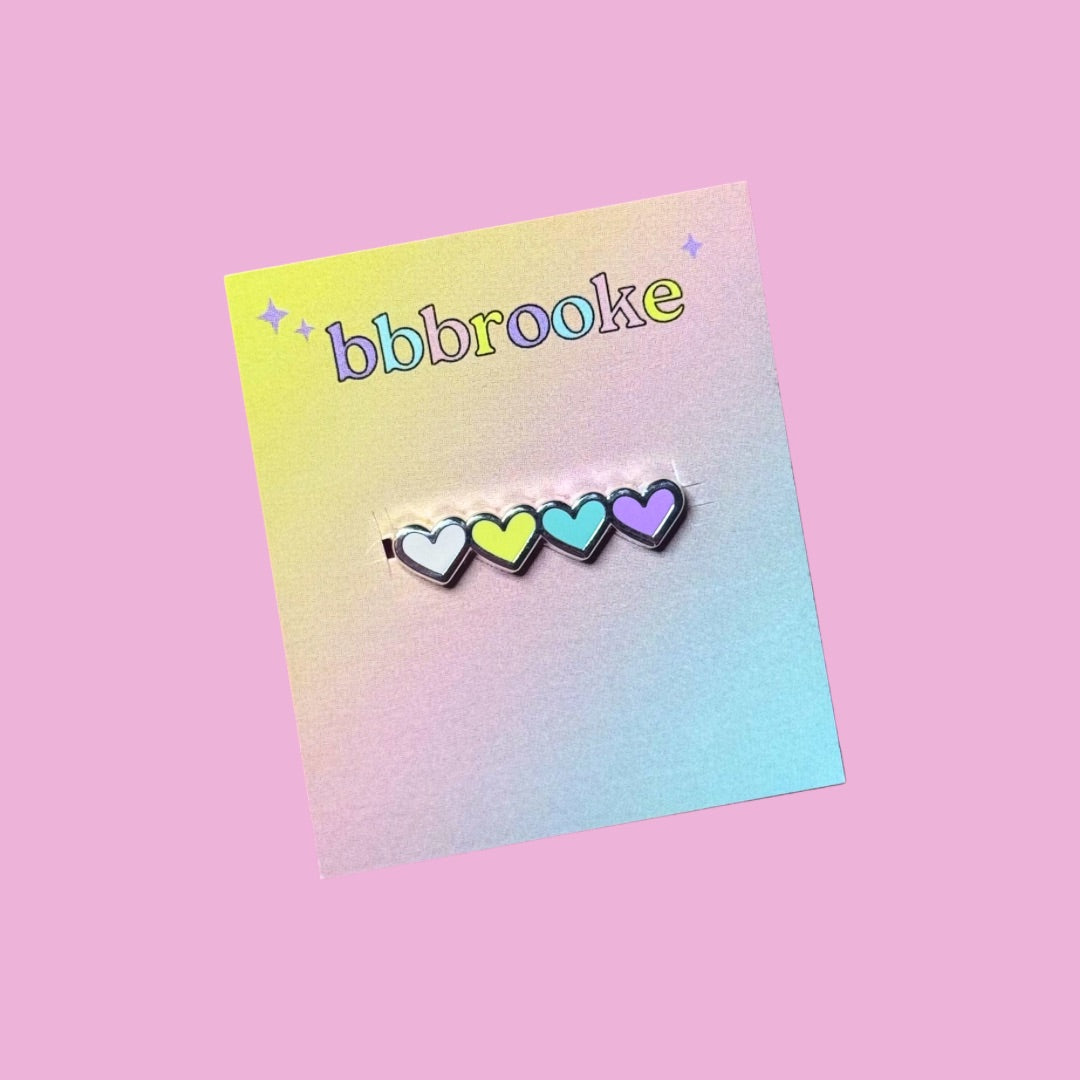 Pastel Hearts Band Belt