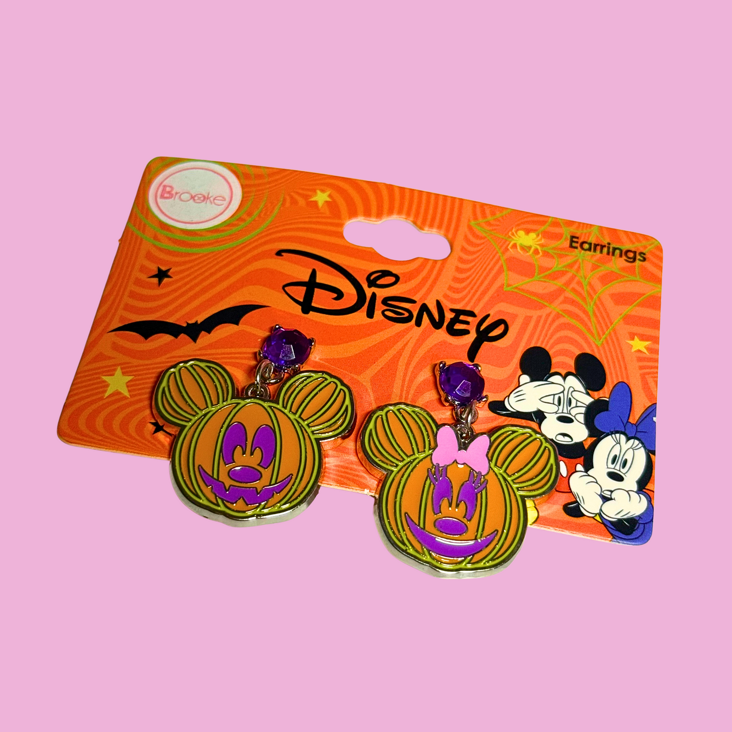 Mickey & Minnie Pumpkin Earrings!