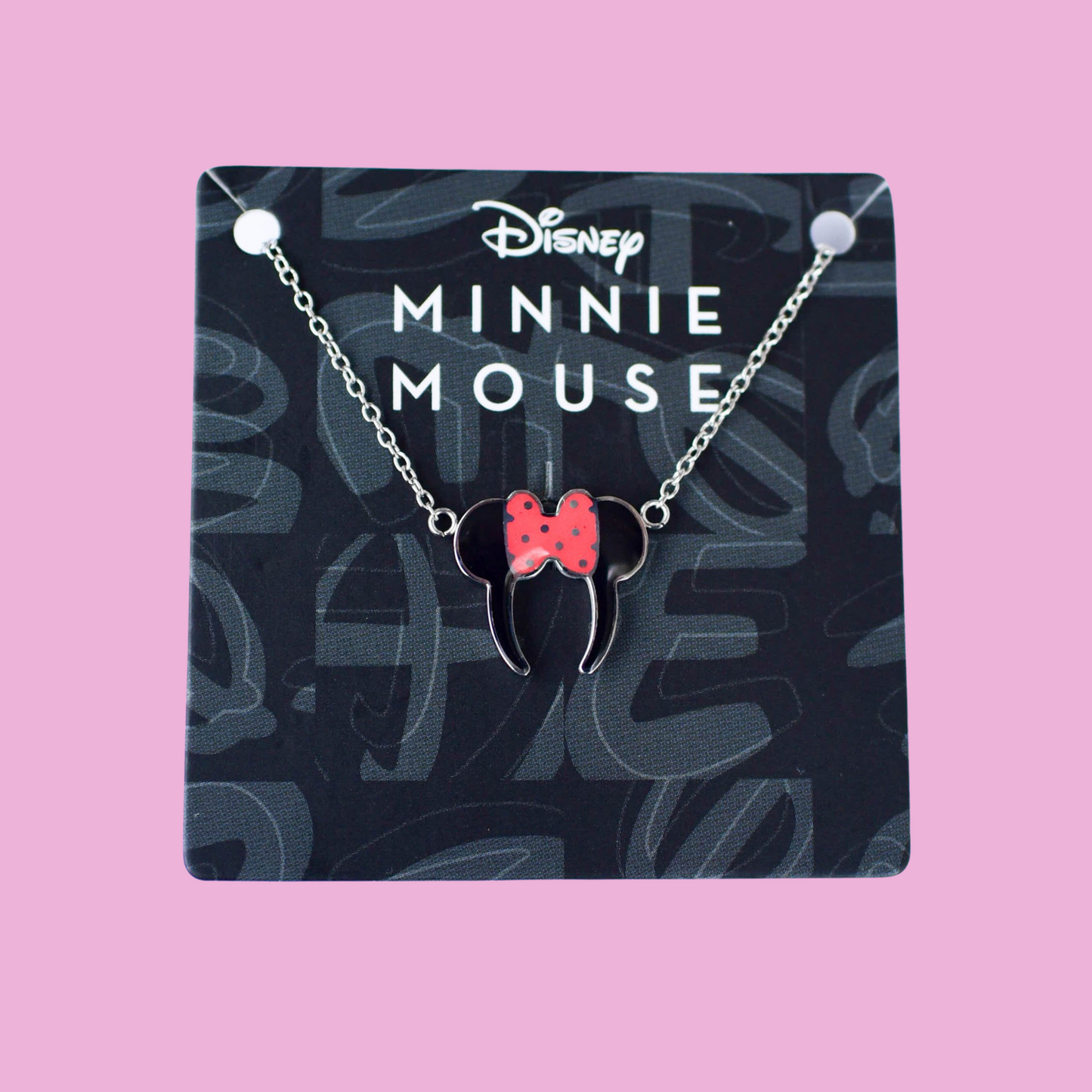 Minnie Mouse Ears Necklace