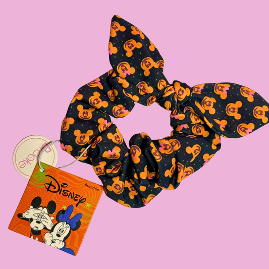 Mickey & Minnie Pumpkin Bow Bunchie