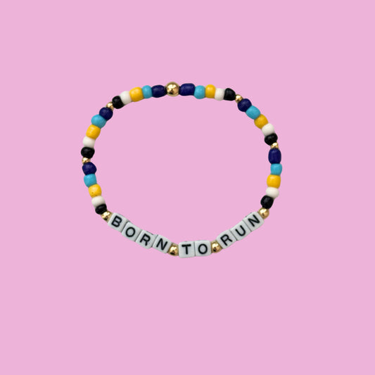 Born to Run bbbeaded bracelet