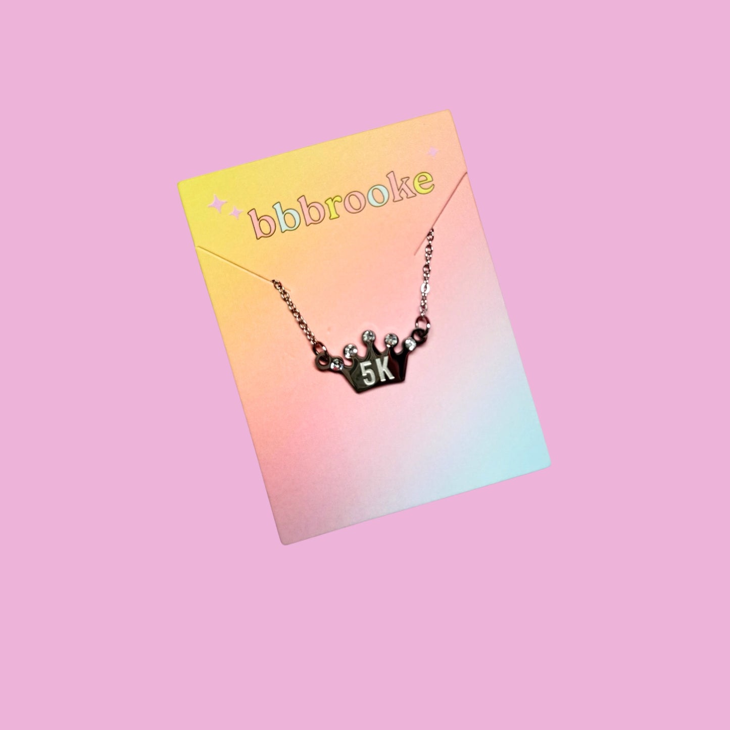 Silver Tiara Distance Necklace