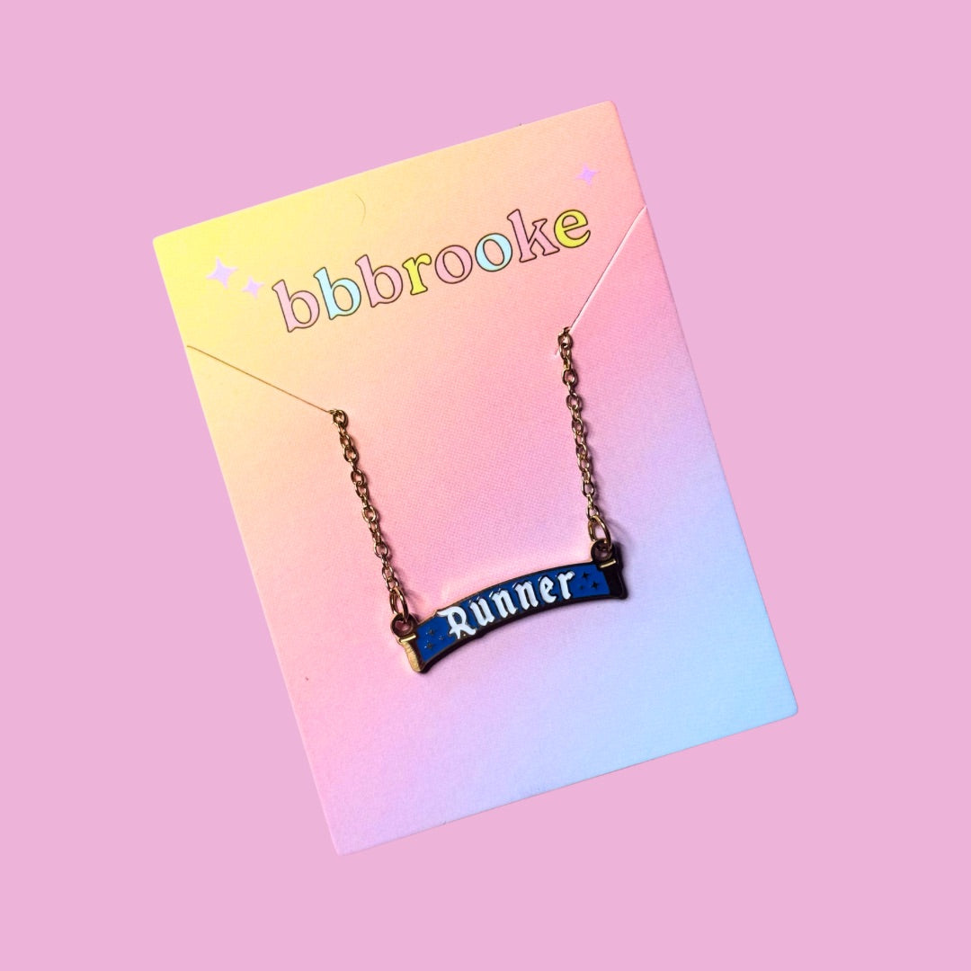 Runner Marquee Necklace