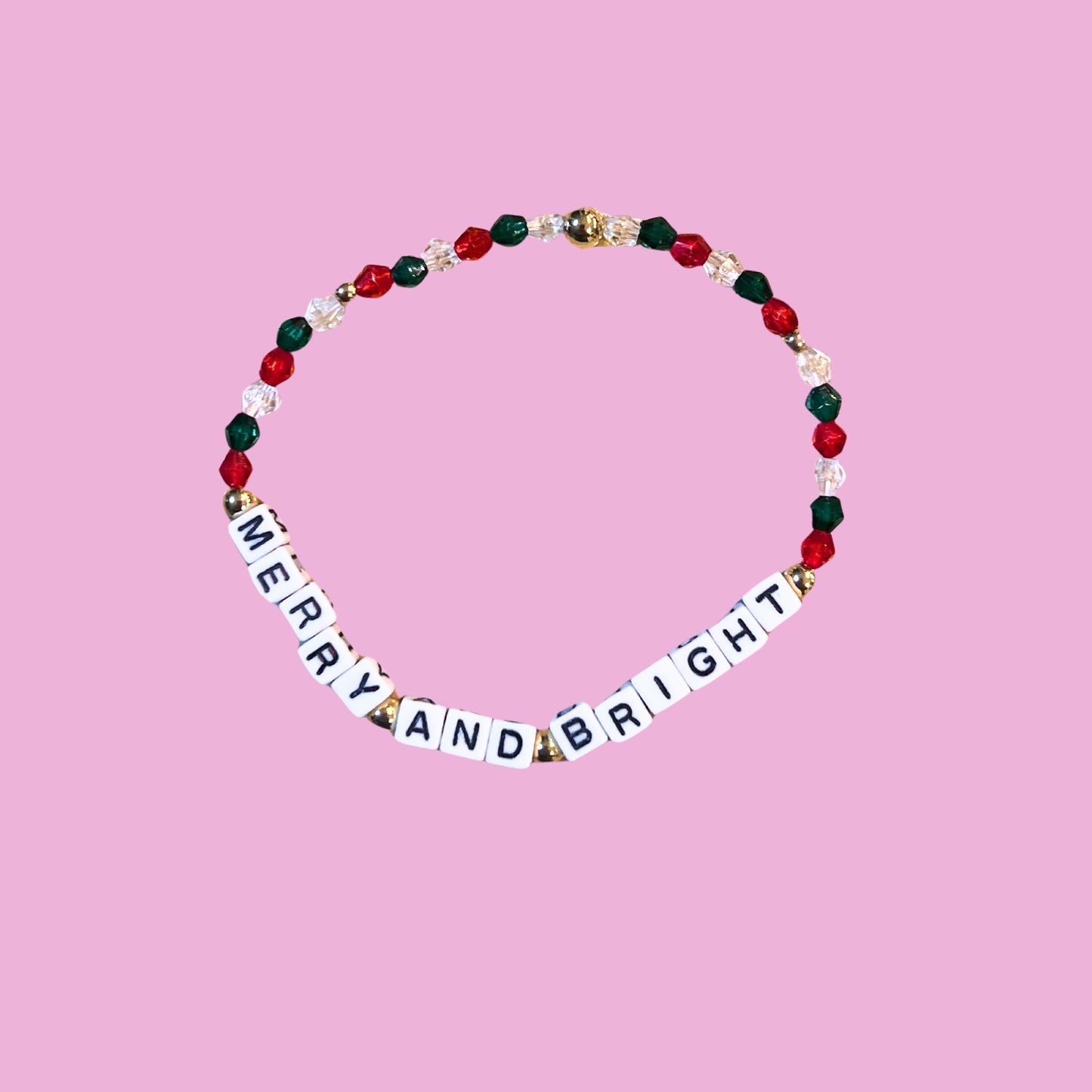 Merry And Bright bbbeaded bracelet