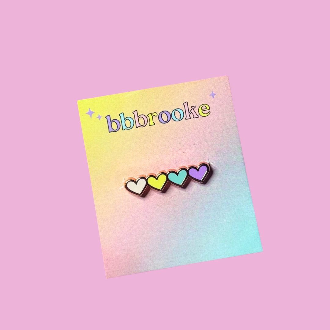 Pastel Hearts Band Belt