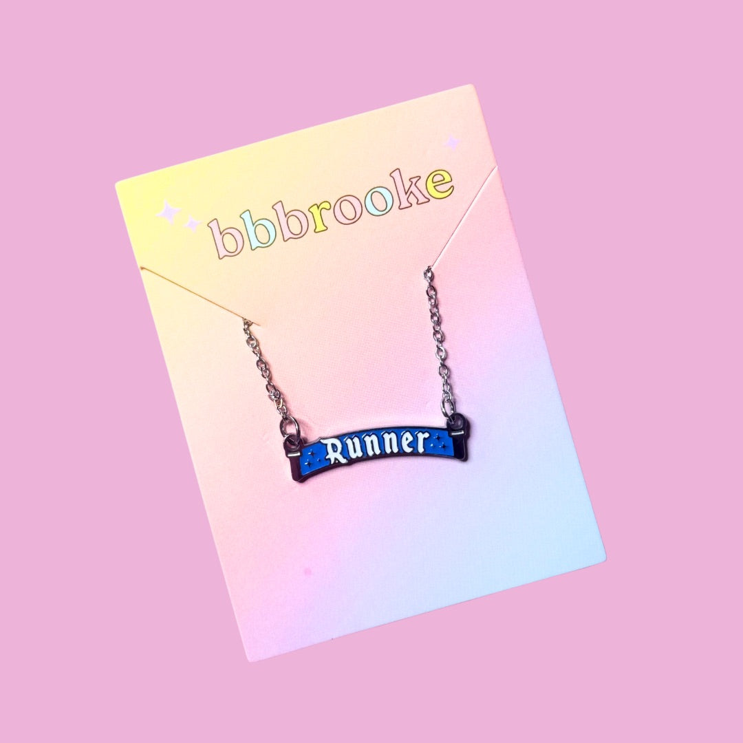Runner Marquee Necklace