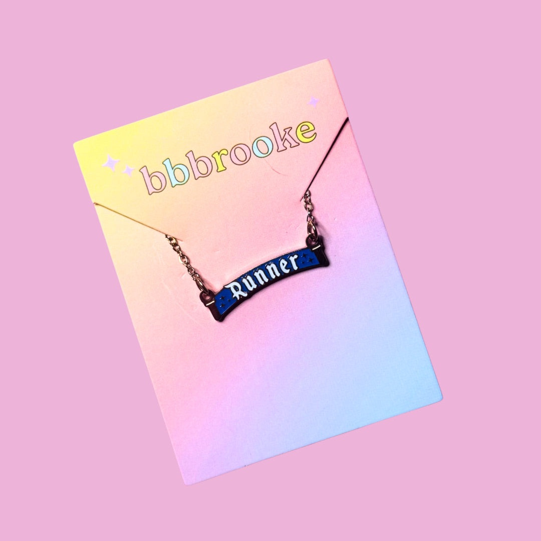 Runner Marquee Necklace