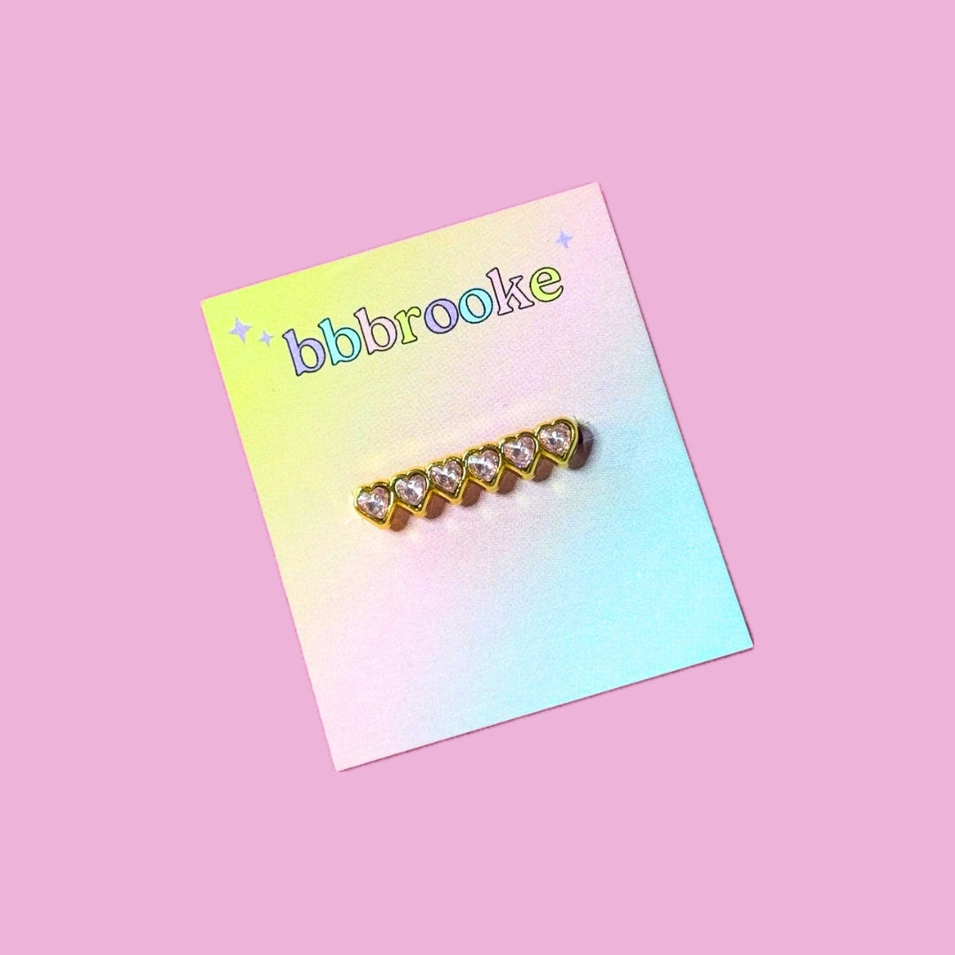 Gem Heart Band Belt