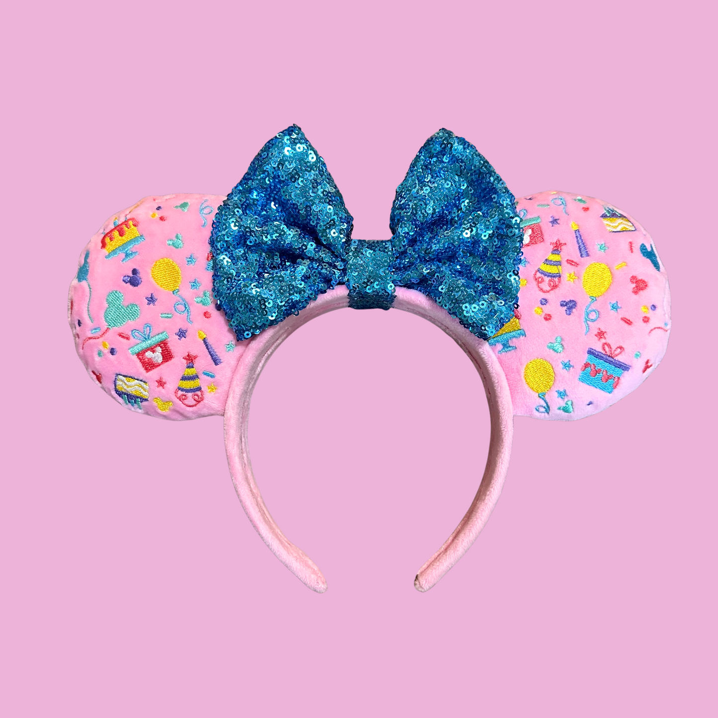 Embroidered BBBirthday! Minnie Mouse Ears