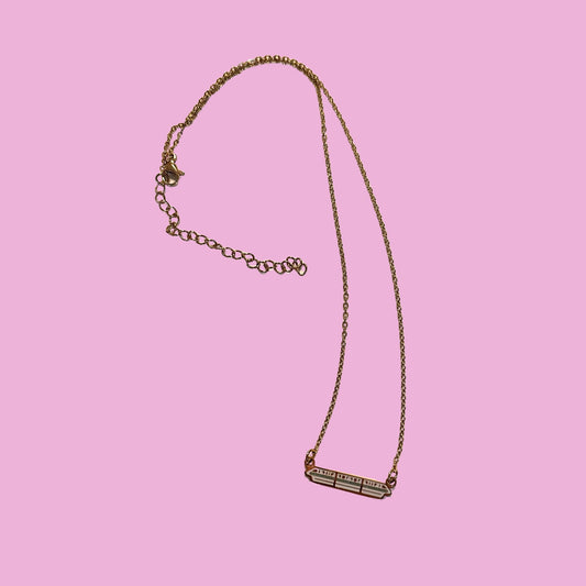 Rose Gold Monorail Necklace