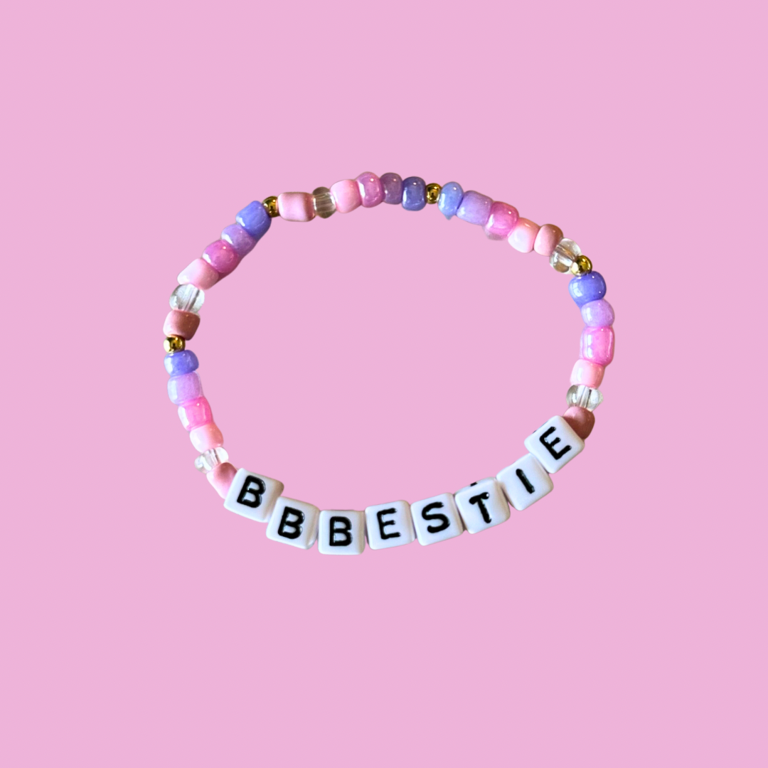 Pretty in Pinks and Purples BBBesties bbbeaded bracelet