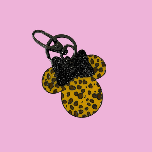 Leopard Minnie Mouse BBBag Charm