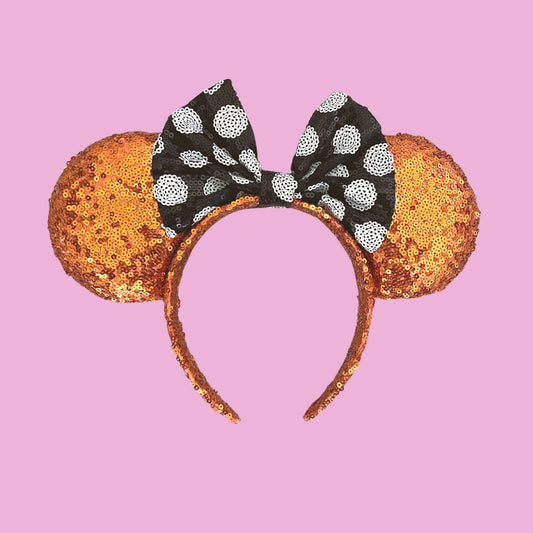 Halloween Classic Sequin Minnie Mouse Ears