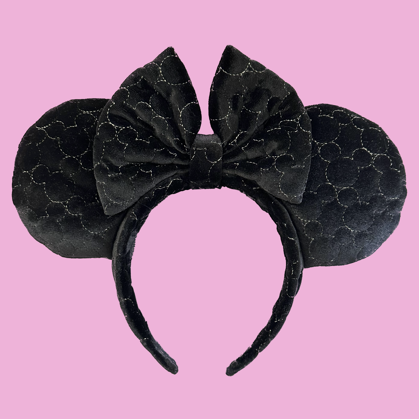 Luxe Quilted Hidden Mickey Minnie Mouse Ears