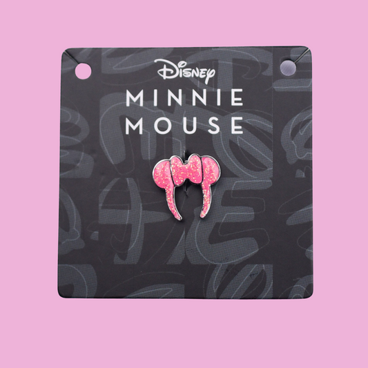 MINNIE MOUSE NEON PINK EARS BAND BUTTON™