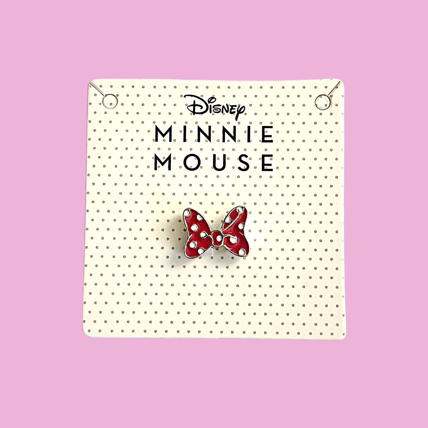 Minnie Mouse Bow BAND BUTTON
