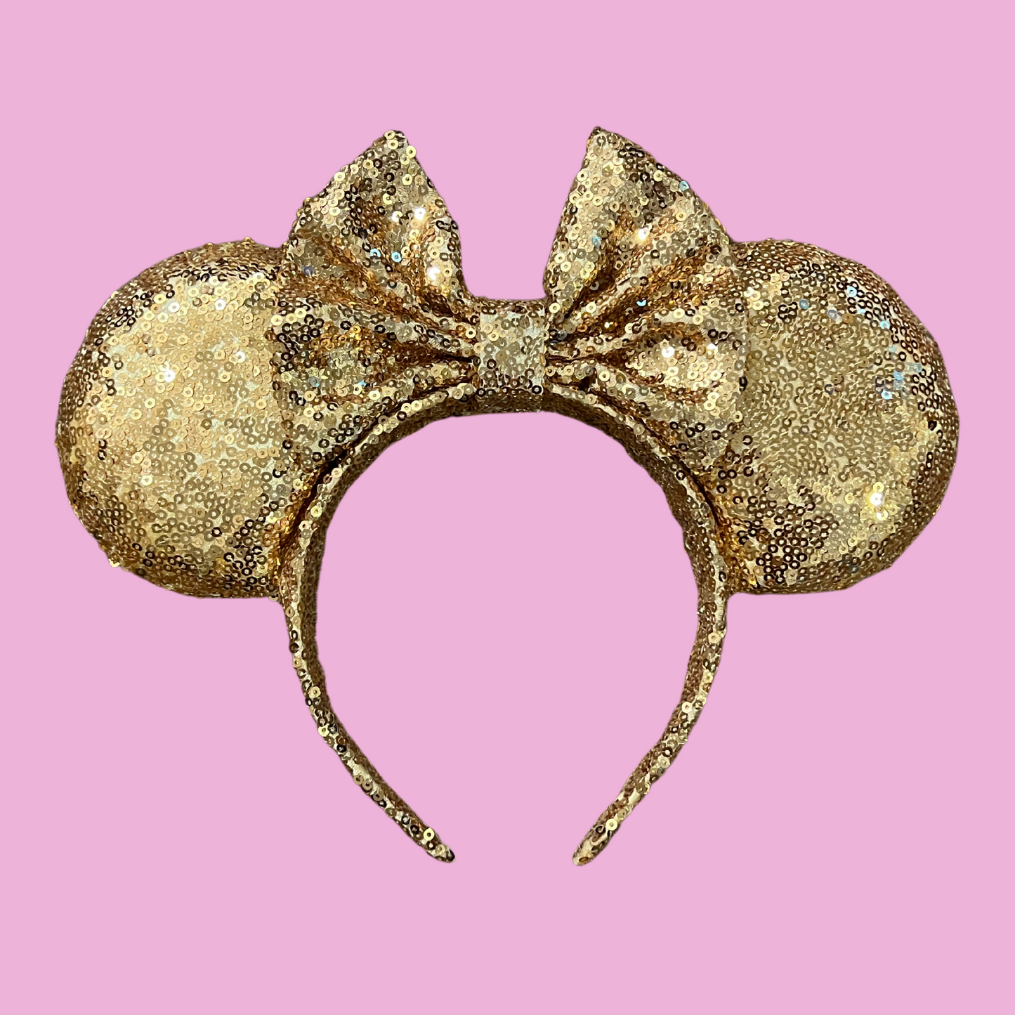 Celebration Gold Sequin Minnie Mouse Ears