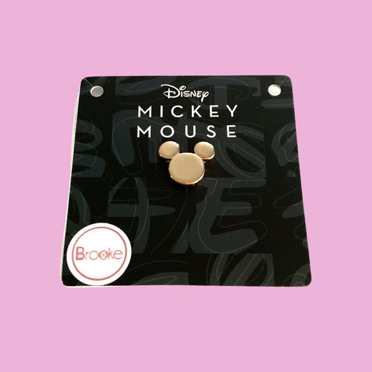 Mickey Mouse Gold Silhouette BAND BUTTON™