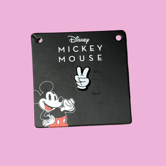 Mickey Mouse Peace Sign Band Button™