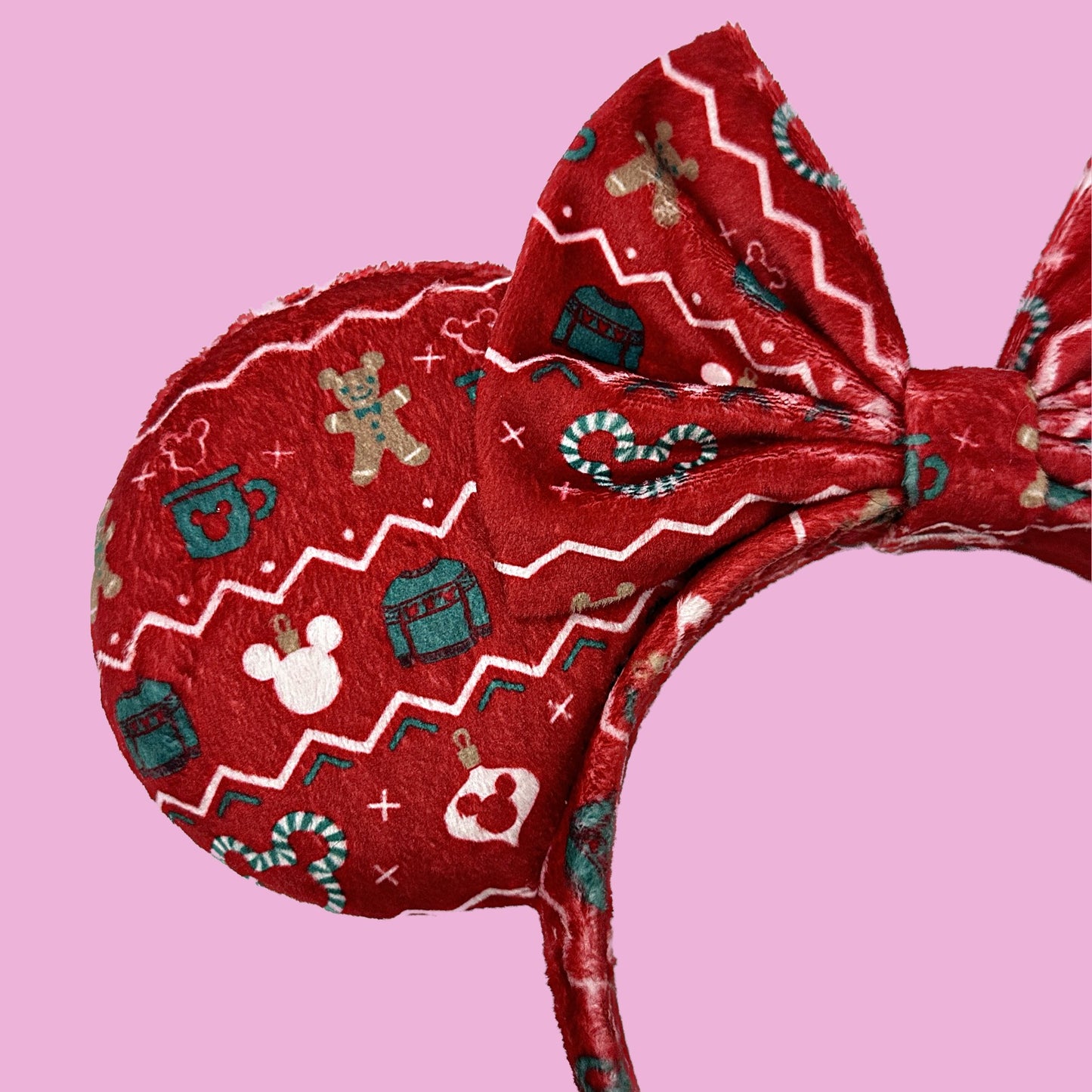 Comfy & Cozy Christmas Sweater Minnie Mouse Ears
