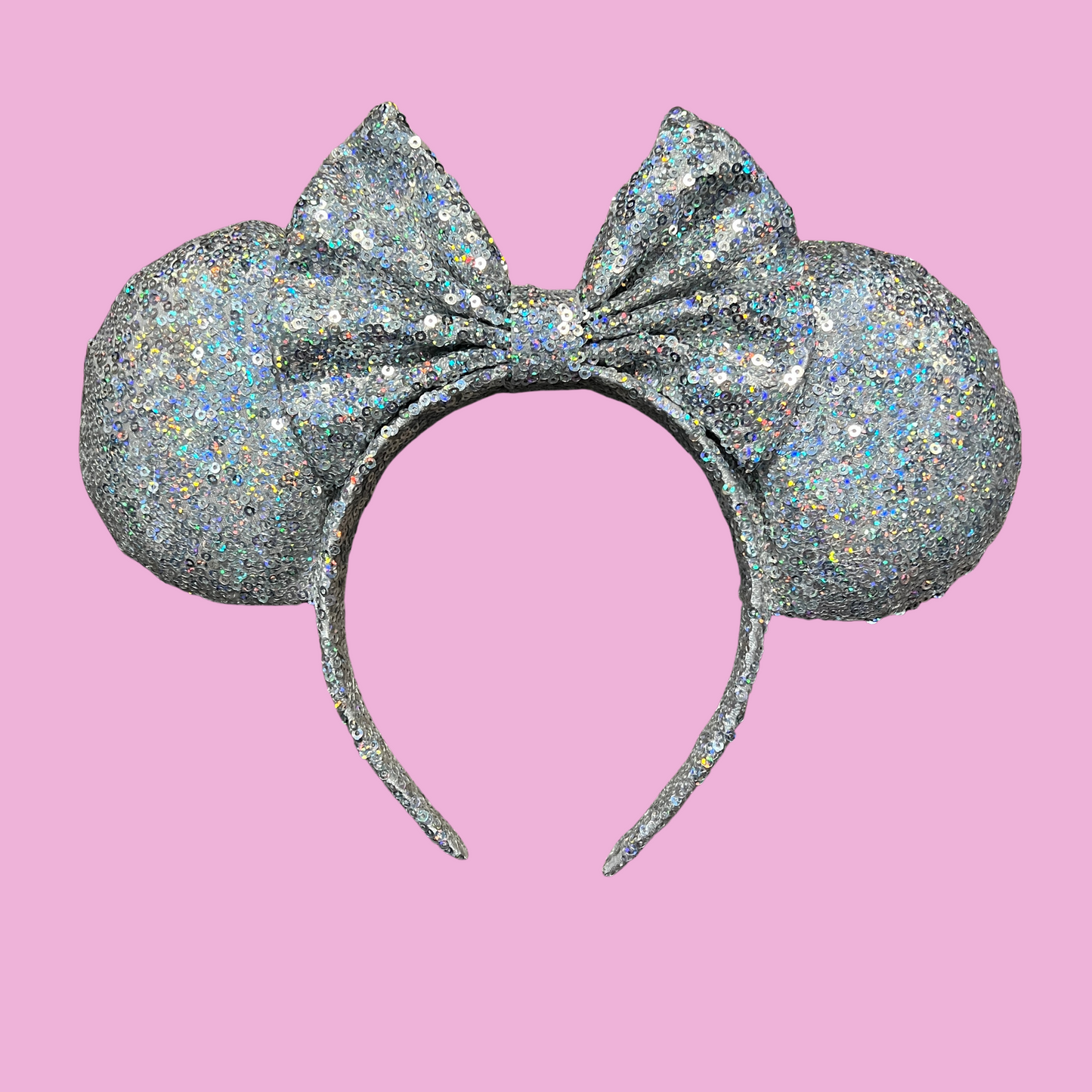 Holographic Sequin Minnie Mouse Ears