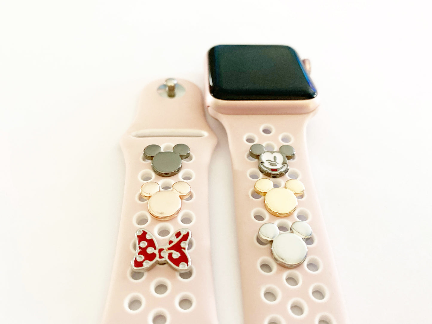 Mickey Mouse Shiny Black Silhouette BAND BUTTON™