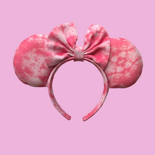 Pink Tie-Dye Minnie Mouse Ears