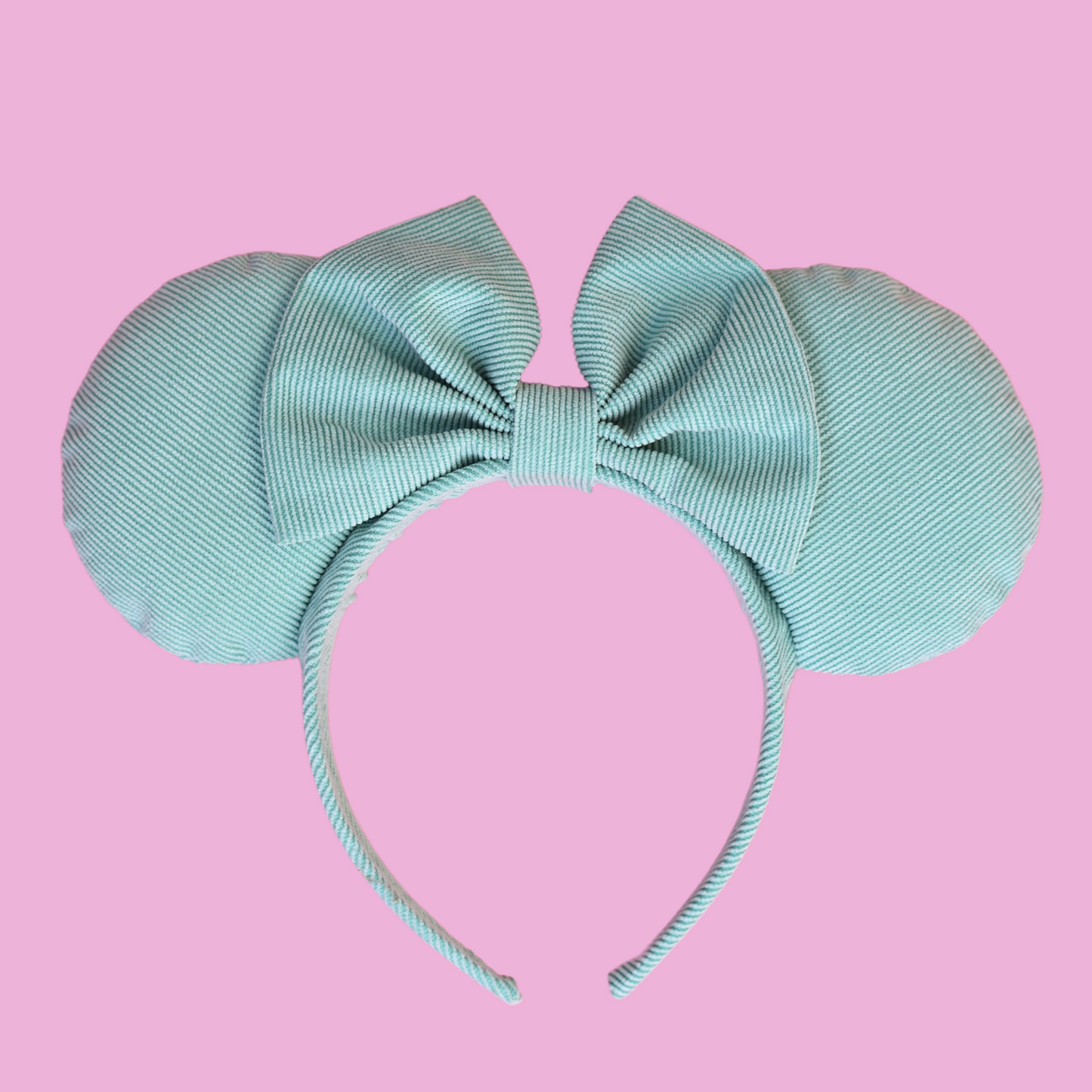 Mint Corduroy Minnie Mouse Ears